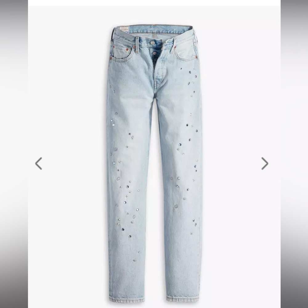 Elegant Light Blue Straight Leg Jeans